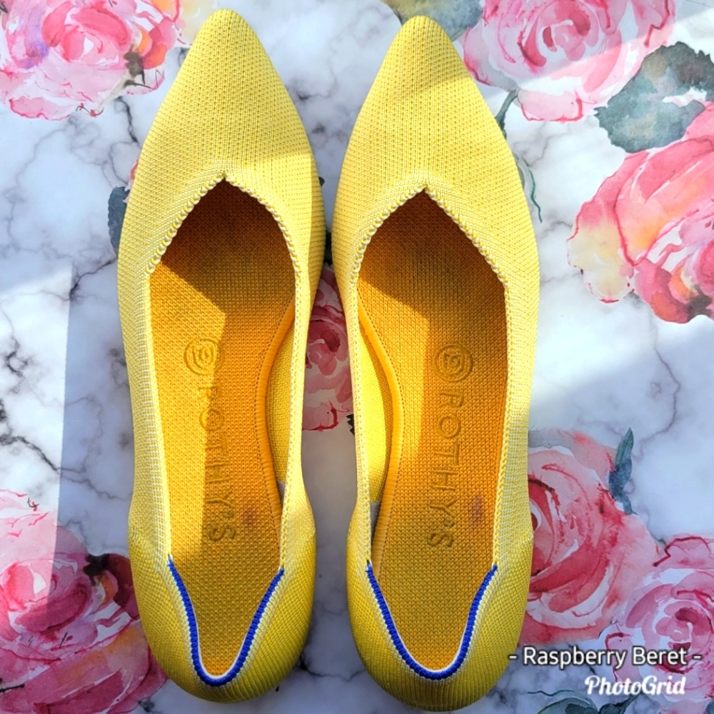 Rothy's Sunshine Point shoes